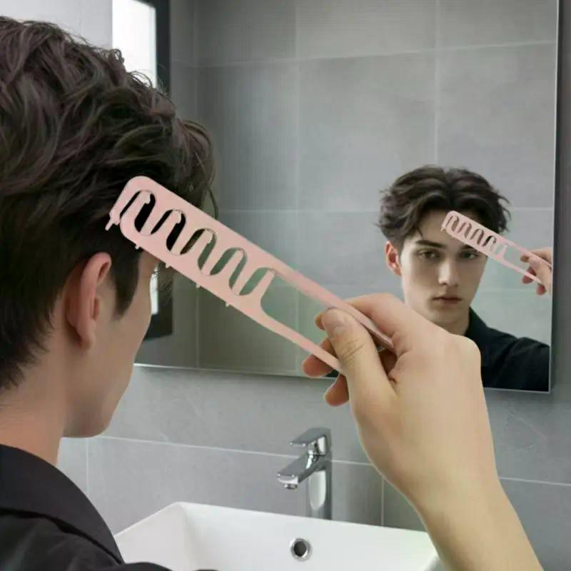 Wide Tooth Hair Styling Comb Volumizing Seam Comb for Fluffy Bangs Root Lifting Salon Home Use