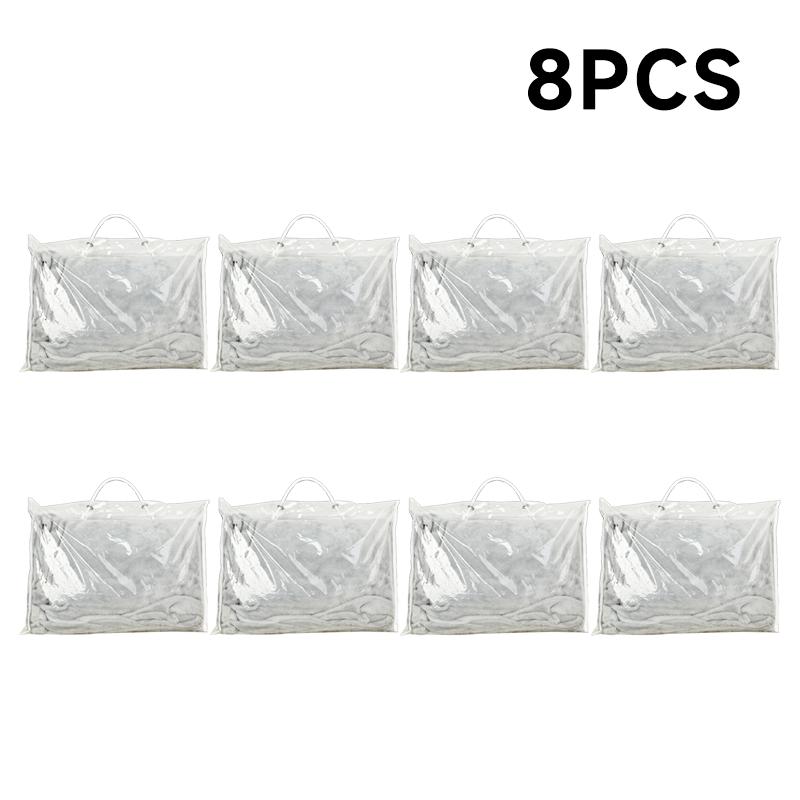 Transparent PVC packaging bags portable bedding blanket packaging pillowcase storage bag