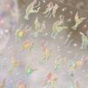 5D Deep Sea Fish Nail Art Stickers Shimmery Bubble Colorful Marine Life Nail Decals Ocean Self Adhesive Manicure Decal
