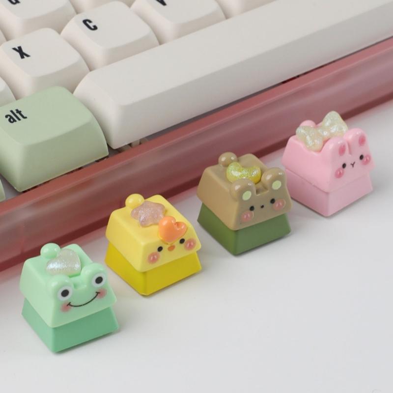 Color 3D Resin Keycap Cute Cartoon Animal Designing For Mechanical Gaming Keyboards ESC Keycap