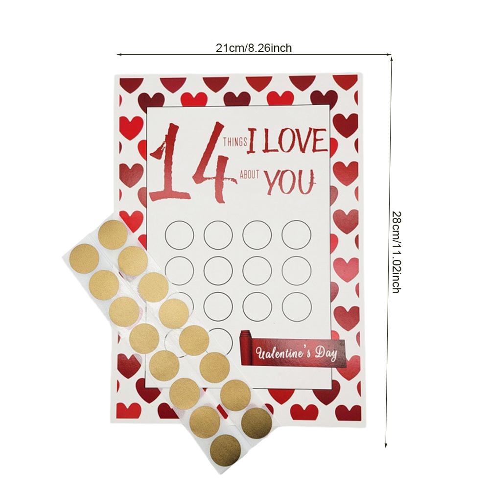 5 st Skraplotter Alla hjärtans dag-present Kärlekskuponger Jubileum DIY-present Dejtkvällsidéer För Fotokortstillbehör