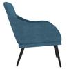 Armchair Blue 63x76x80 Cm Velvet