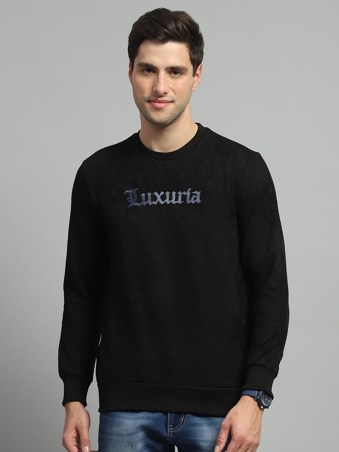 Monte Carlo Men Regular Fit Black Sweatshirt XL чёрный