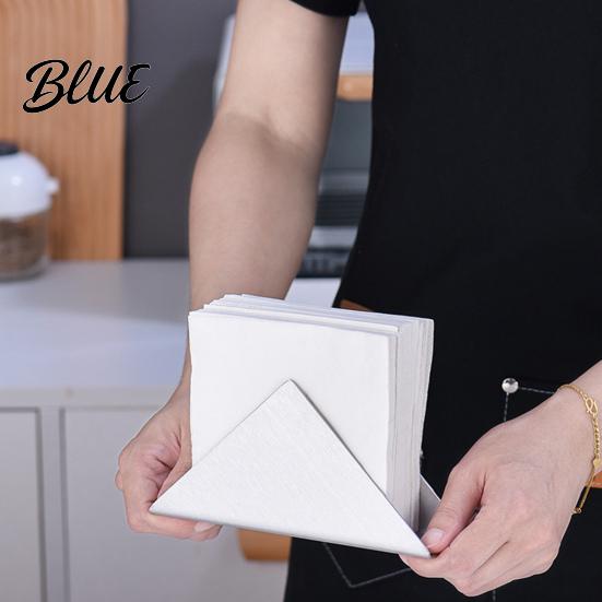 Tissue Holder Large Capacity Space Saving Stainless Steel Dispenser Dining Table Paper Napkin