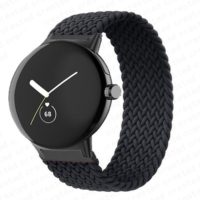 Solo Loop intrecciato per cinturino Google Pixel Watch Accessori Smartwatch Cinturino in nylon elastico Braccialetto correa Pixel Watch Banda Active