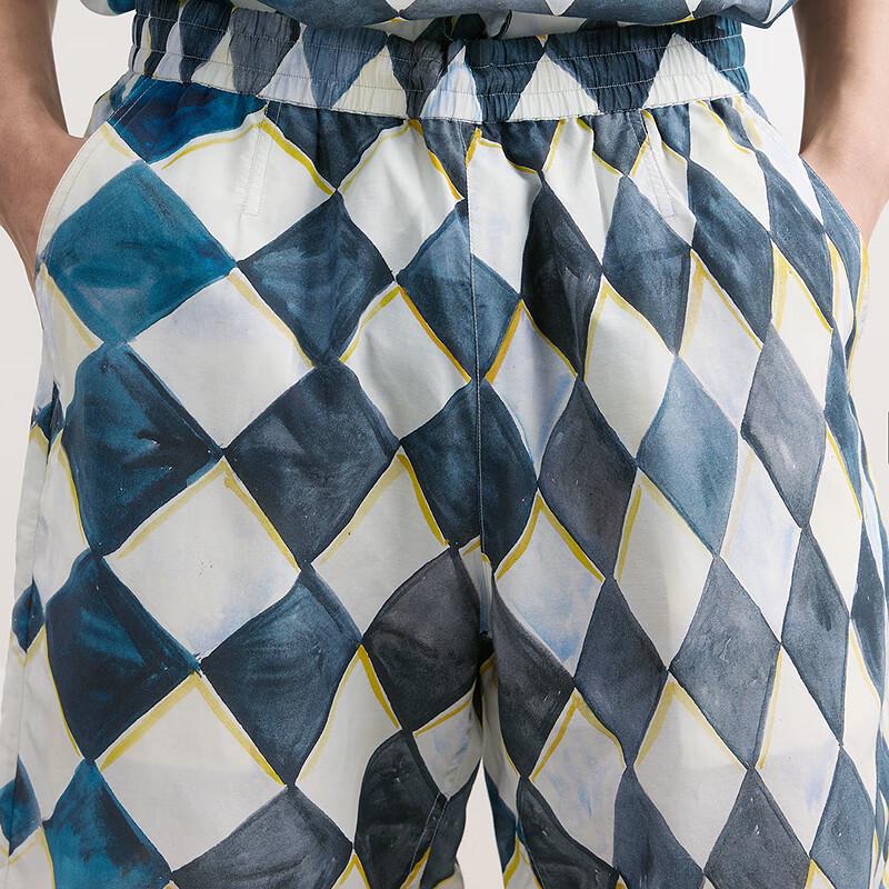 CROQUIS Men's 2025 Summer Loose Straight Mid-Shorts