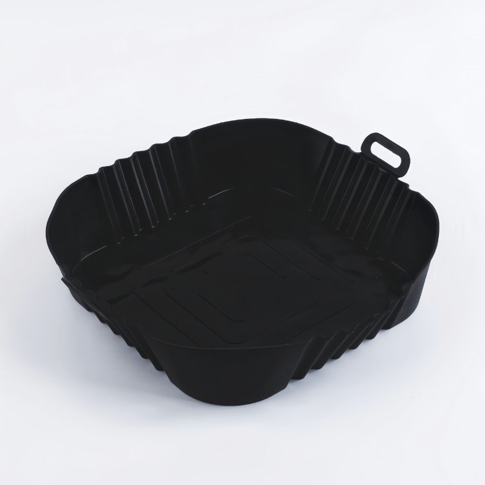 22cm Size Air Fryer Baking Tray Reusable Air Fryer Basket Silicone Air Fryer Liner  Air Fryer Oven