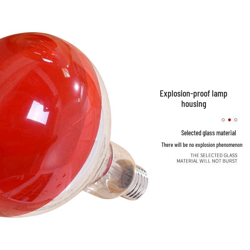 275W Infrared Physiotherapy Heating Bulb – Non-Dazzling Light for Home Therapy and Warming