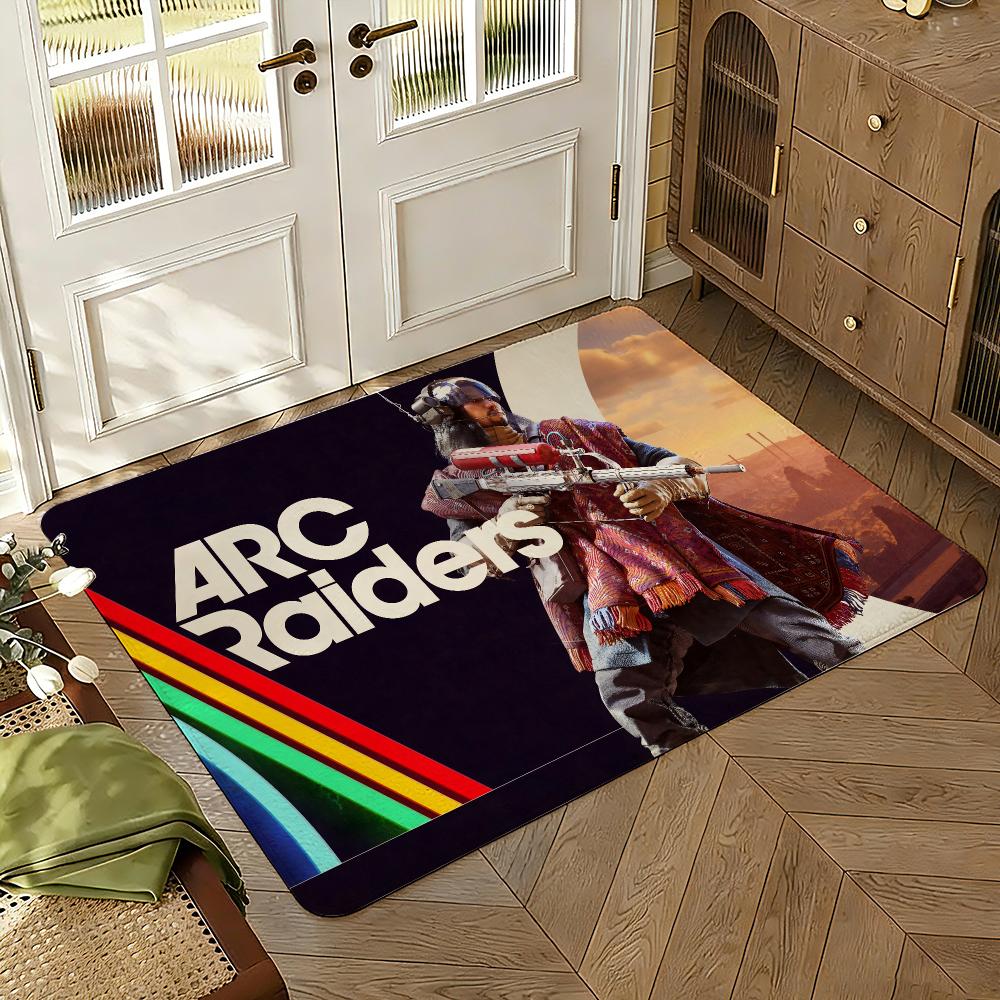 ARC Raiders Floor Mat Soft Thickened Absorbent Non-Slip Bedroom Living Room Door Mat Home Decor Flannel Rugs