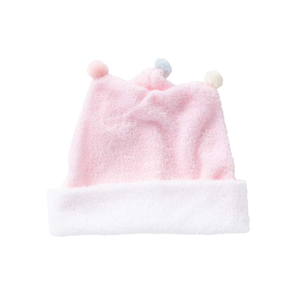 

de Sweet Twisted Pile Bonbon Hat Hood Cap Head для новорожденного ребенка Сделано в Японии [Creme Coco] [Нежная защита] 40-42 см (розовый)
