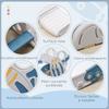 Children's Slide, Indoor Slide for Children Aged 18 To 36 Months. Up To 30 Kg. 157L X 46.5W X 80H Cm. Blue