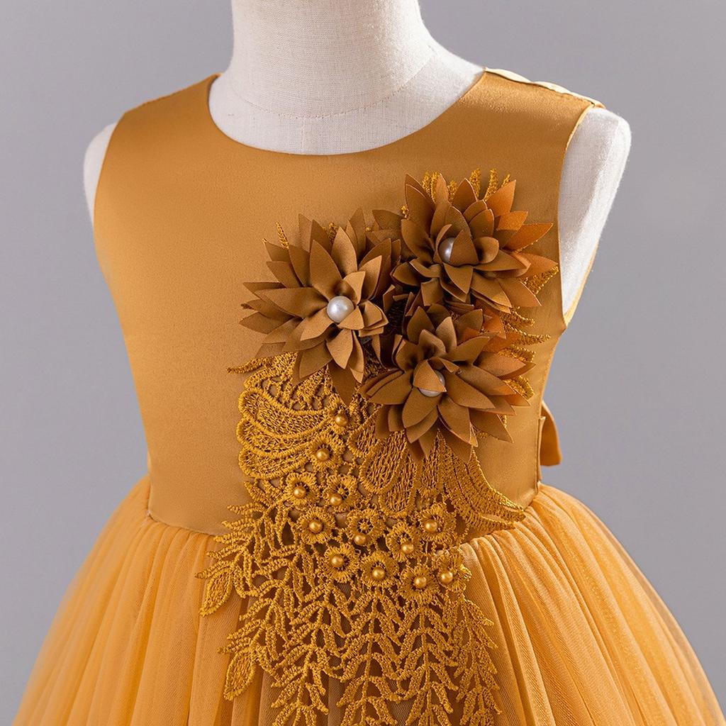 Girls Princess Gown Performance