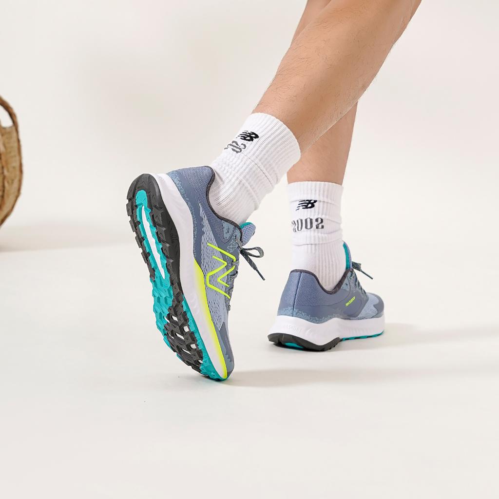 New Balance DynaSoft Nitrel V5 Retro Casual Fabric Low-Top Marathon Running Shoes Men sneaker Gray Blue MTNTRLY5