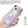 For iPhone 13 12 11 Pro Max SE 2026 7 8 Plus X XS XR XS Max Case, Wallet with Card Holder, Cute Flower Design Crossbody Purse