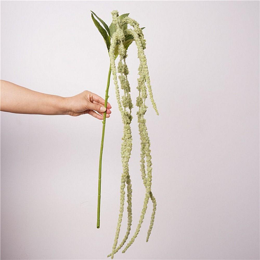 6 Heads Amaranthus Artificial Hanging Plant Hanging Long Tassel Flower European Wedding Decoration