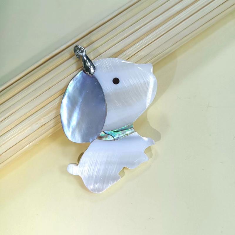 Collana Pendente con Conchiglia Zodiaco Animale Vintage con Perline Colorate Artigianali per Gioielli d'Arte