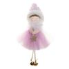 Christmas Plush Angel Girl Dolls Ornaments Xmas Tree Pendant Hanging Decoration For Home New Year Decor Supplies Kids Gifts