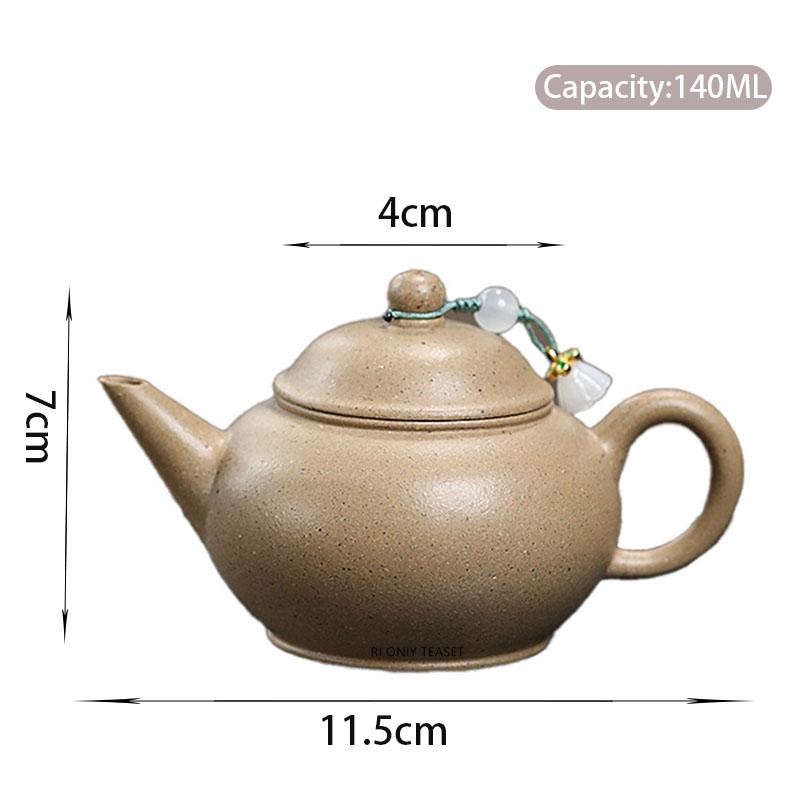 

140ml Chinese Yixing Purple Clay Teapots Teaware Famous Handmade Zisha Tea Pot Beauty Tea Infuser Kettle Tea Set Customized