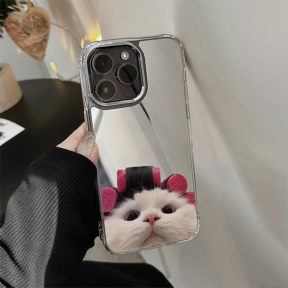 Etui na telefony komórkowe iPhone 11 13 XR 15 Pro Max 12 14 Pro Max Etui iPhone 16 XS Max Lustrzane etui ochronne Lustro Wykwintna kreskówka Wodoodporna