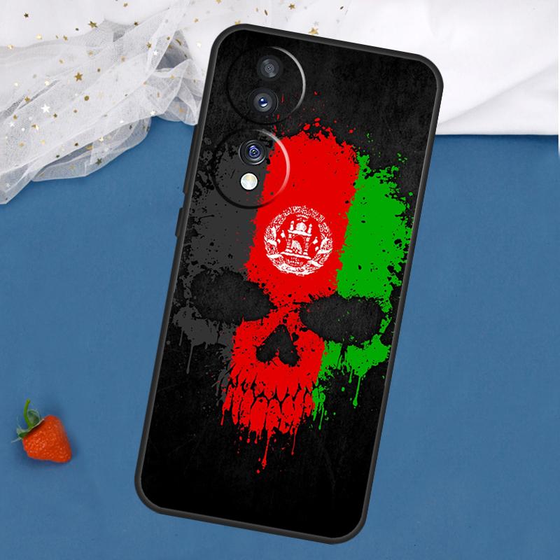 Afghan Afghanistan Flag Banner Case For Honor Magic 8 7 5 6 Pro 200 400 50 70 90 Lite Win RT X8c X8b X9a X9b X9c X9d Cover