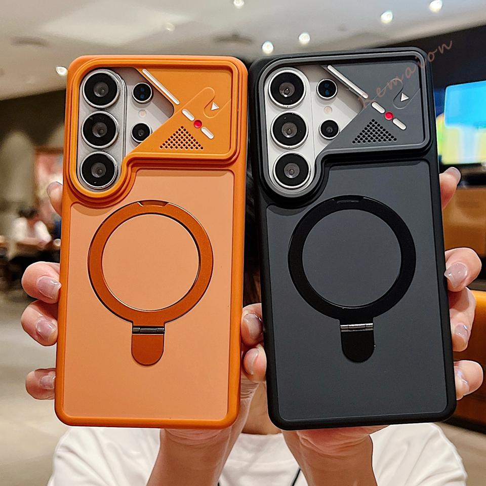 Matte Magnetic Phone Case for Samsung Galaxy S26 Ultra S26 Plus S26Ultra Official Len Camera Protector Cover