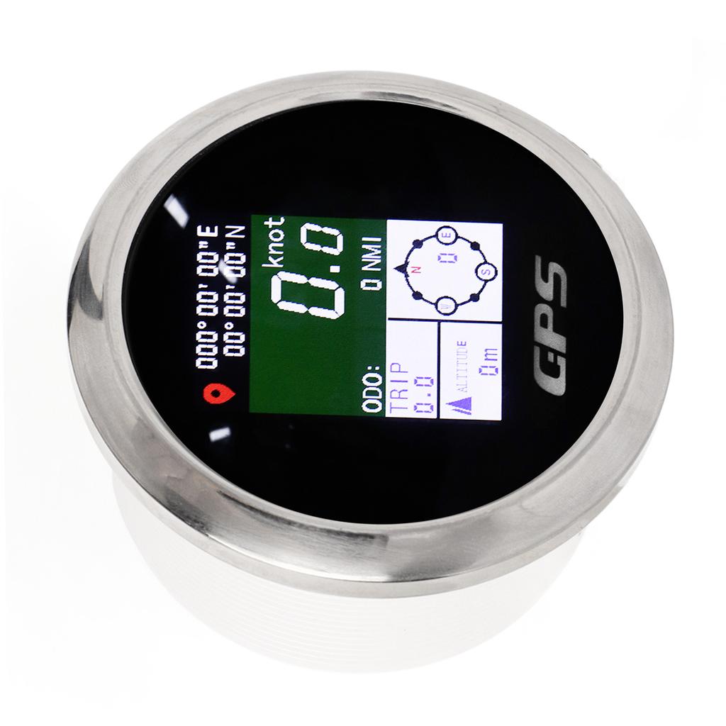 85mm GPS Speedometer 9‑32V TFT Screen Digital Display Speed Gauge Universal for Yacht RV Motorcycle