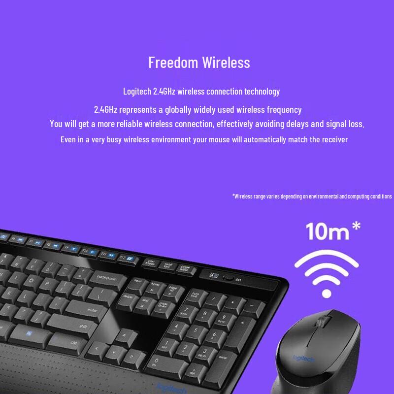 Logitech MK346P Wireless Office Keyboard and Mouse Set