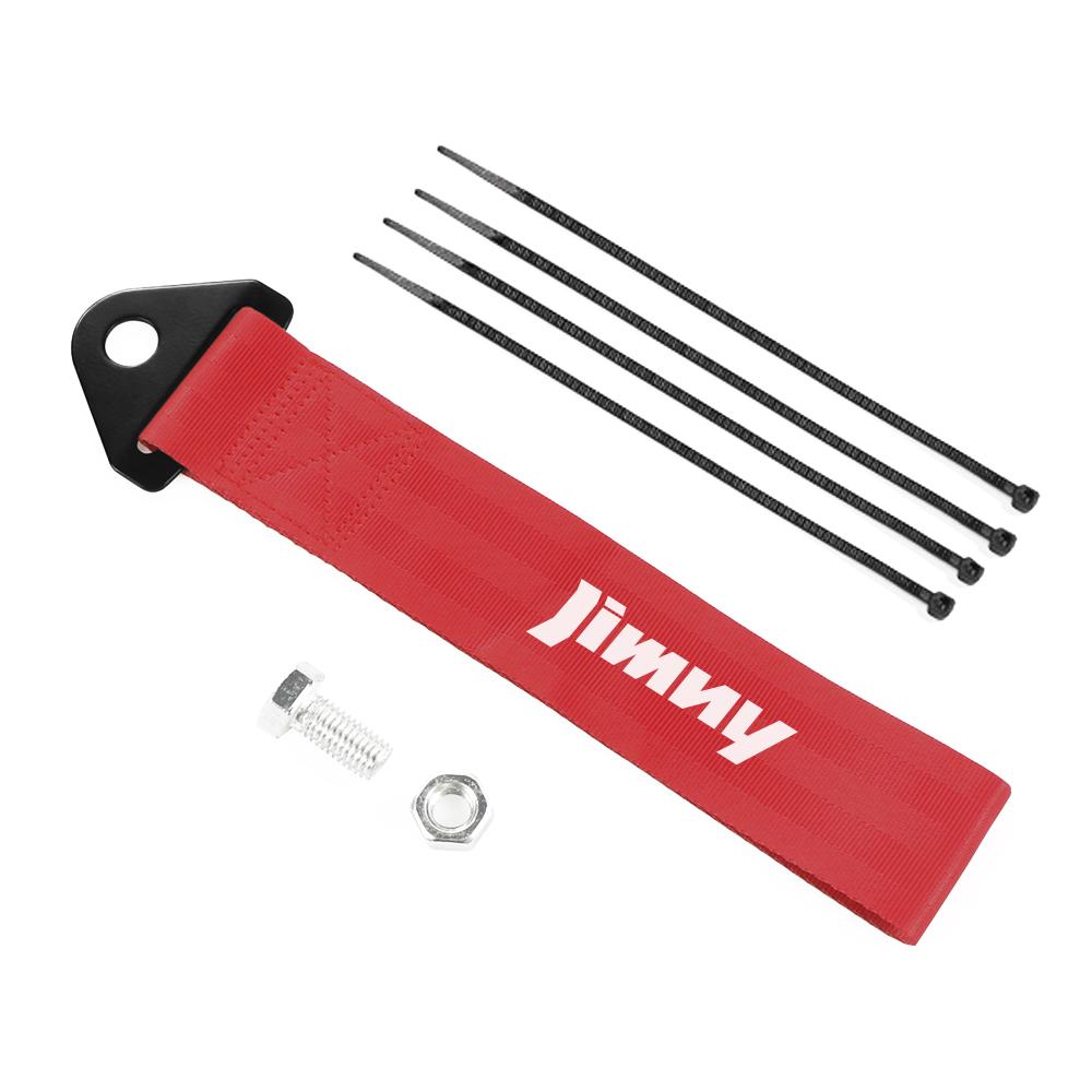 Car Decorative Tow Rope For Suzuki Jimny Swift Grand Vitara Ignis Alto Baleno SX4 Samurai S-Cross Celerio Ertiga Ciaz Equator