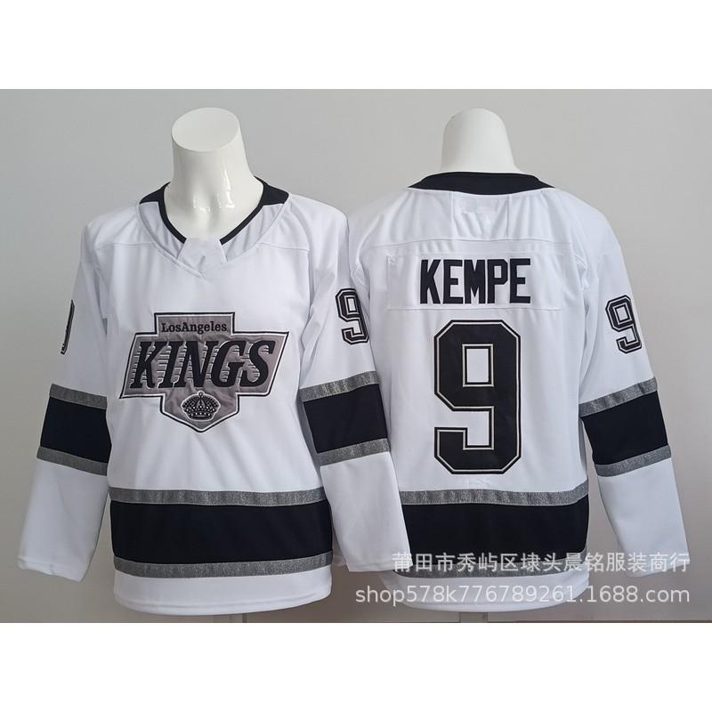 Los Angeles Kings Geborduurde Hockey Jersey Mannen Vrouwen Unisex IJshockey Fan Kleding Zwart Wit Streetwear Stijl