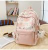 Jugendlicher Schmetterlings-Rucksack für die Schule mit Nylon und Laptop-Fach