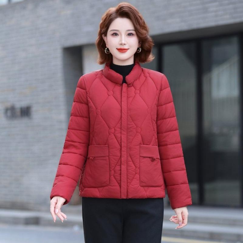 short cotton-padded jacket, small temperament, winter stand-up collar cotton-padded jacket to keep warm, new down cotton-padded jacket for women