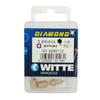 Embouts De Tournevis - Witte - 428011 - PZ 1 Diamond Flex - 25 Mm - 5 Unités