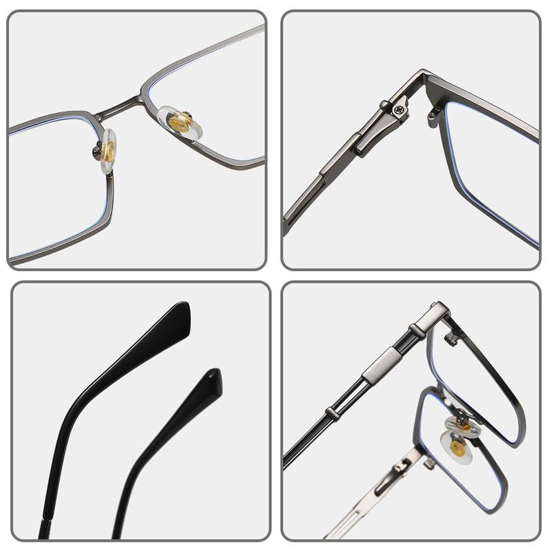Business Anti Blue Rays Vision Glasses Men -6.00