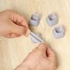 New Small Large Brown Color Square Table Cover Silicone Chair Leg Caps