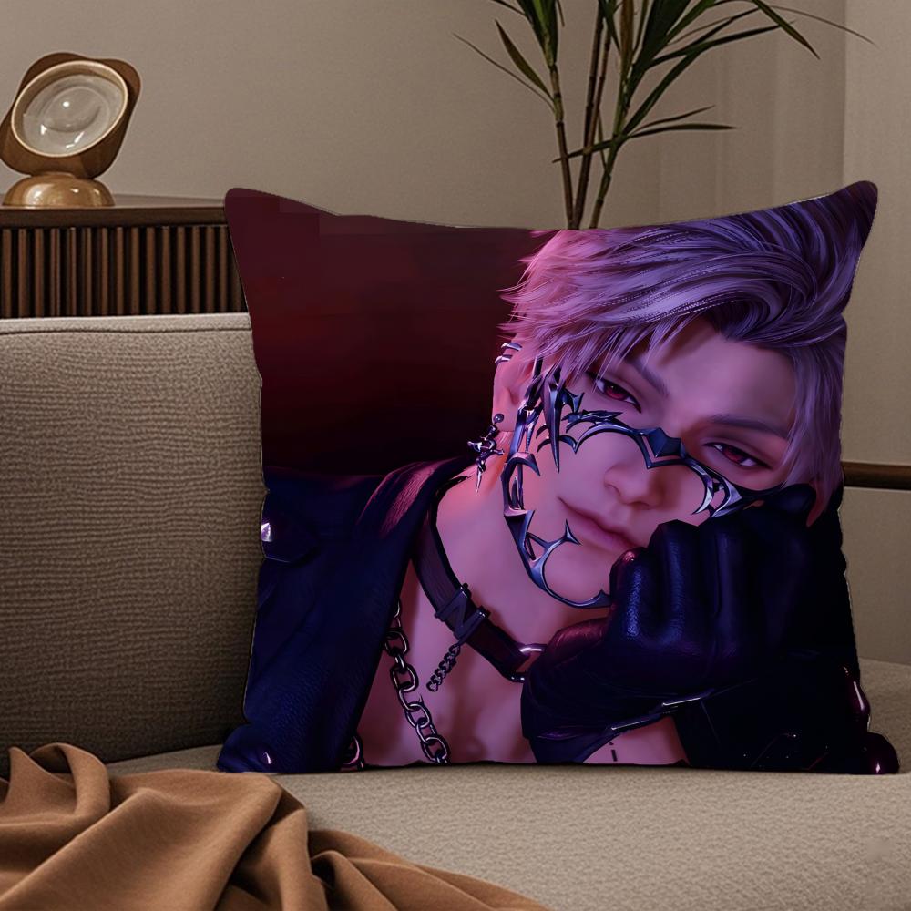 Game Love And Deepspace Sylus Pillow Case Silky Elegant Comfort Sofa Bed Invisible Zipper