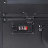 Hairdressing Bag Hairdresser Travel Case Portable Barber Tool Box Mobile Beauty Cosmetics Toiletry Bag Organiser Holder (Black)