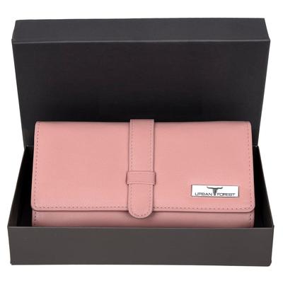 Danny Rose Pink Leather Wallet for Women