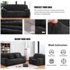 Stretch Velvet Sofa Covers for Living Room 1/2/3/4 Seat All-inclusive Plush Couch Covers Elastic Case Couch Sofa Slipcover Towel