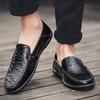 Penny Loafers Men Casual Shoes Large Size 38-46 Handmade Leather Slip on Flats Lightweight Man Moccasins Mens Driving Shoes