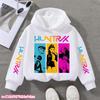 Fashion Women's Hoodie K-Pop Demon Hunters Print Kids Hoodie Pullover Girl Tops Spring And Autumn Leisure Sweatshirr Clothing
