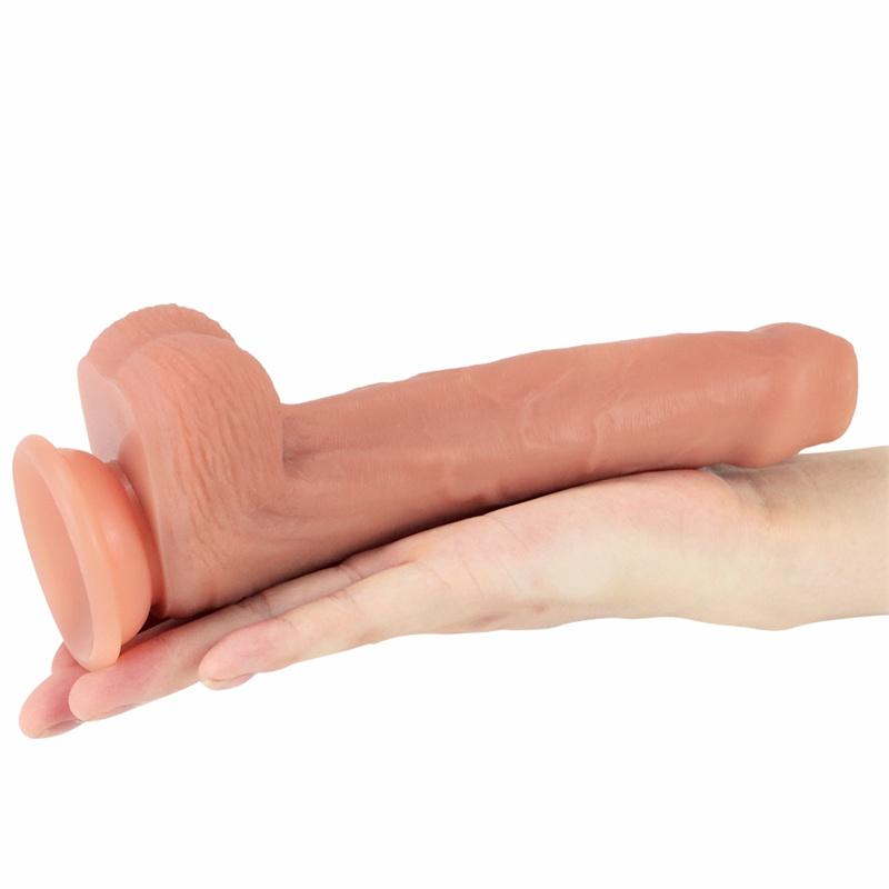 Liquid Silicone Exposed Glans Can Be Used To Push The Foreskin Head Fake Soft Penis for Fun Sex with Fake Penis Female Masturbation Device Orgasm