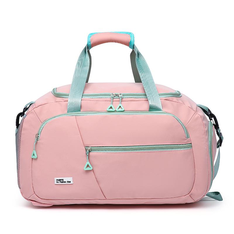 Fashionable Multi-functional Large-capacity Shoe Bin Hand-heat Travel Bag Dry and Wet Separation Sports Gym Bag Can Be Used To Pull Rod