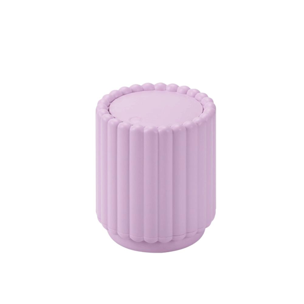 Press Open Lid Desktop Trash Can Non-slip Storage Bucket Creative Garbage Bin For Home Office