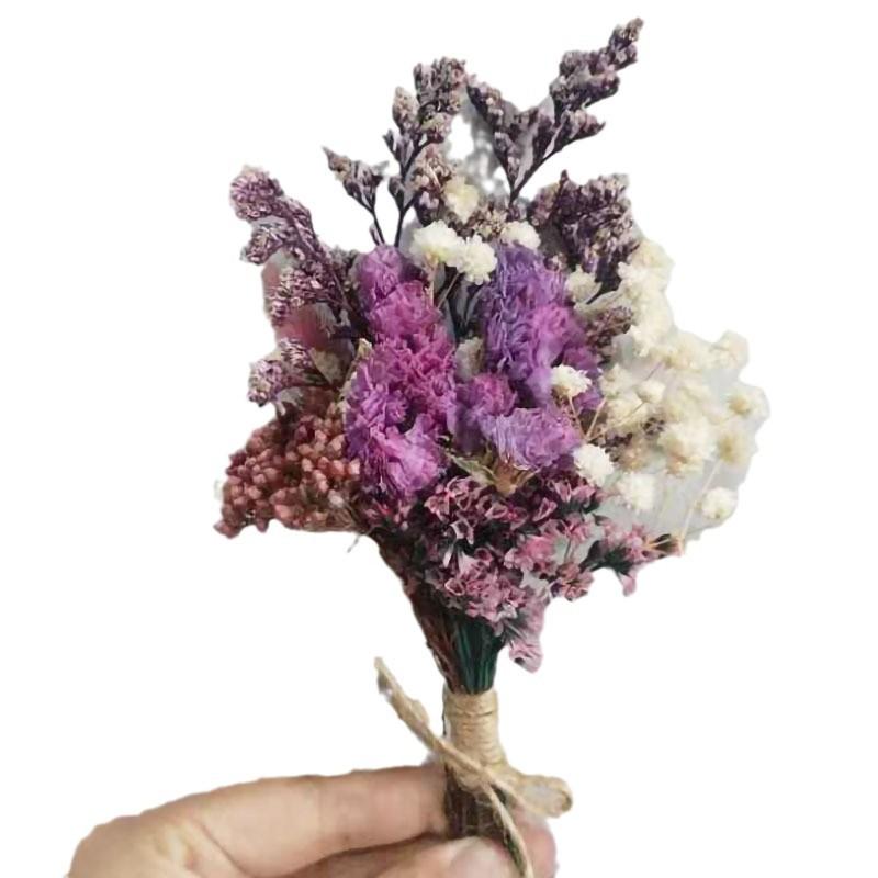 Mini Bouquet, Home Car Decoration, Christmas Pendant, Wedding Souvenir, Dried Flowers, Immortal Flower Bouquet