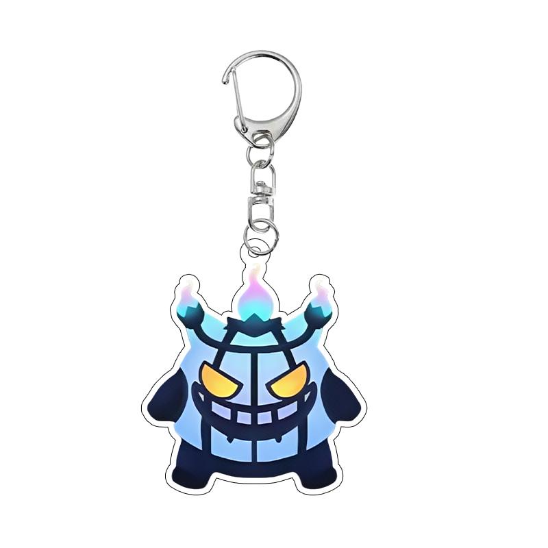 Anime Cartoon Gengar Halloween Day Acrylic Keychain Kawaii Pocket Figure All Saints' Day Creative Pendant Decoration Gifts Toys
