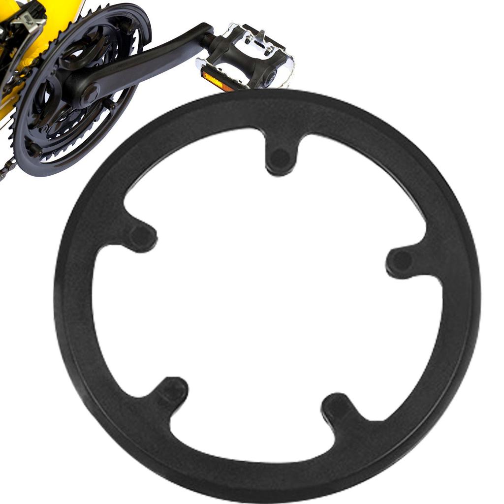 Chainring Guard Bike Chain Protector Guard Wrap Protector Frames 40 Teeth  5 Holes For All-Weather Trail Ride Cycling