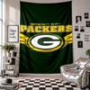 Green Bay Packers Wall Tapestry Home Decor Wall Hanging Cloth for Bedroom Living Room Background
