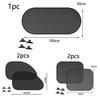 Portable Car Sunshades Universal UV Protect Sun Shade Foldable Auto Side Window Rear Windscreen Mesh Sunshade Cover Car Curtain