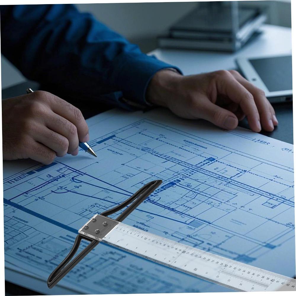 Multi-Sized T-Ruler Detachable Measuring Ruler New T-Square Ruler