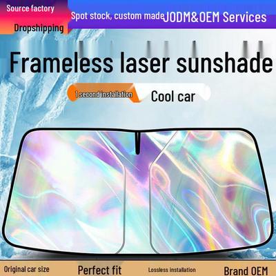 Car Windshield Sunshade: Heat Insulation & UV Protection Blackout Curtain